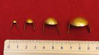 Brass studs, rivets, sphere, various size